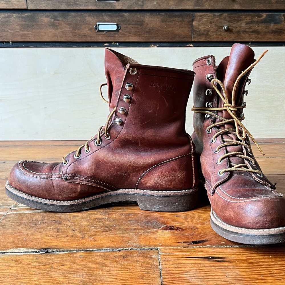 Vintage Red Wing moc toe boot 🥾